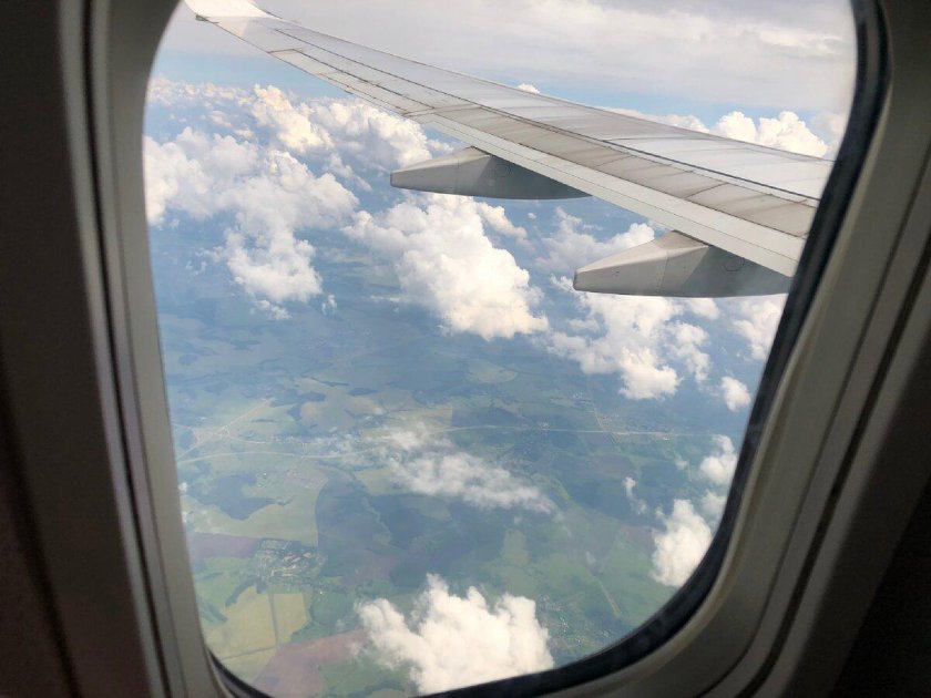 Вид из самолета