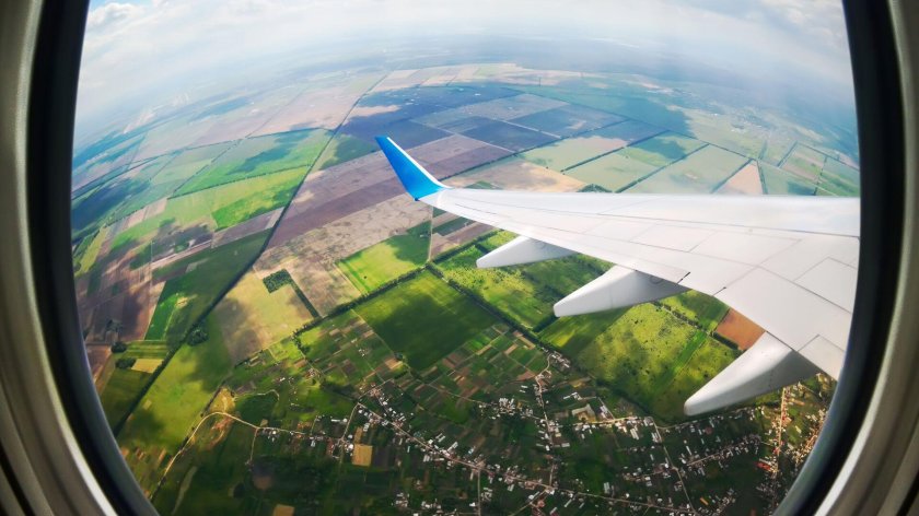 Вид из самолета