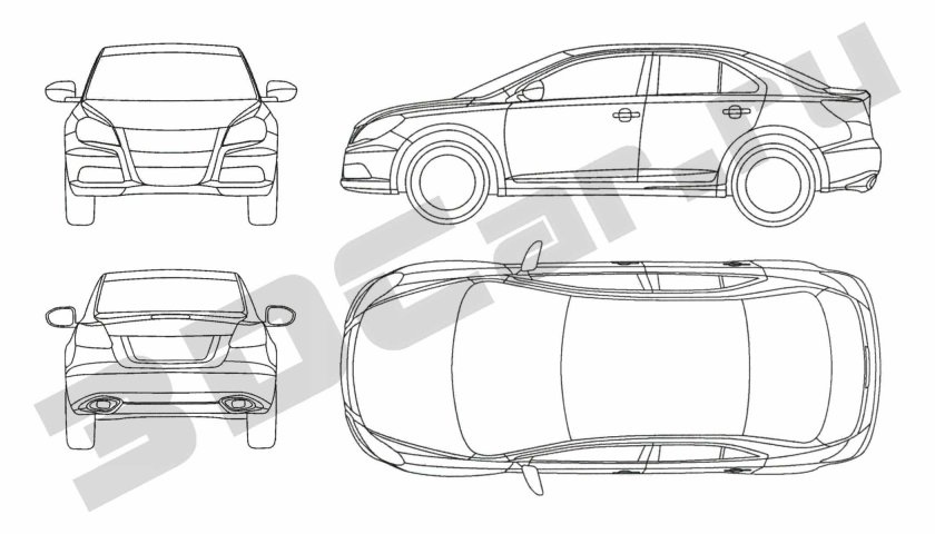 Лифан Солано чертеж