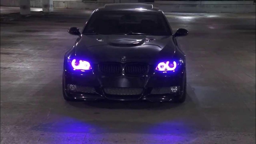 BMW e60 с стробоскопами