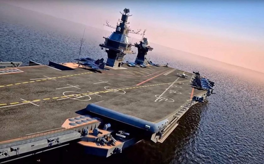 Проект авианосца России шторм