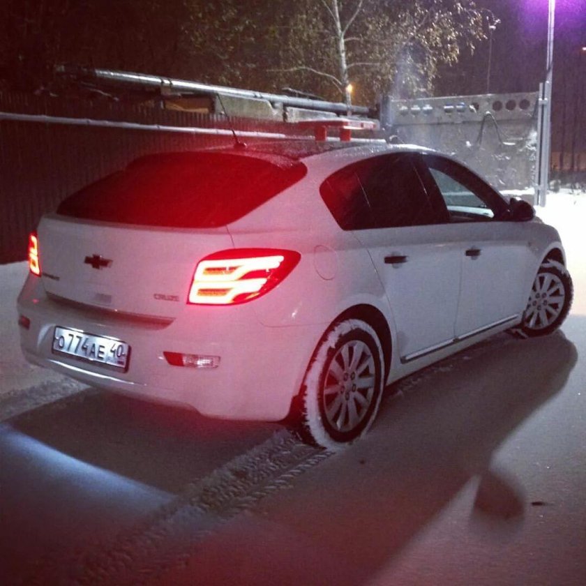 Задняя оптика Шевроле Круз