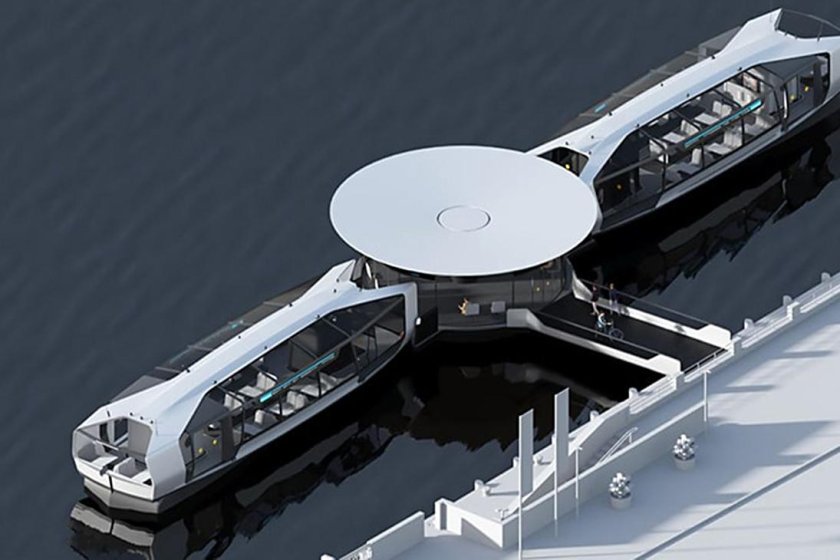 Речной трамвайчик в Москве 2022