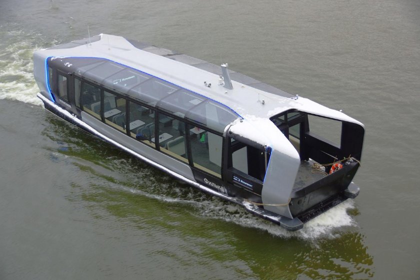 Речной трамвайчик в Москве