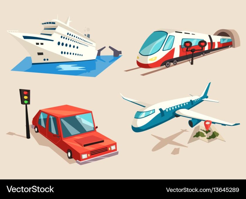 Машина поезд самолет корабль