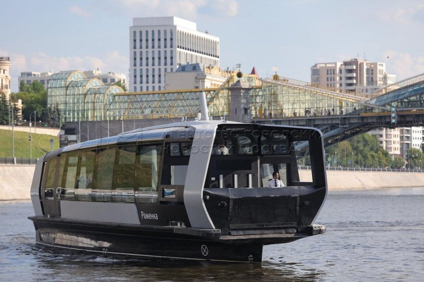 Речной электротрамвай в Москве