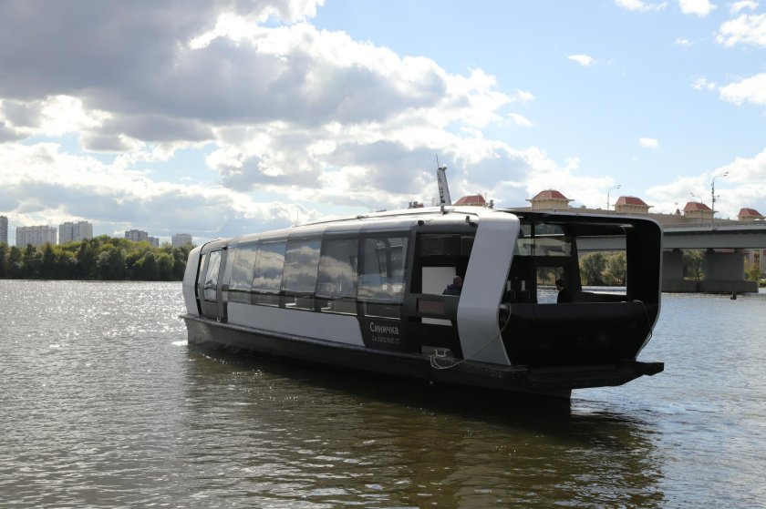 Речной электротрамвай в Москве
