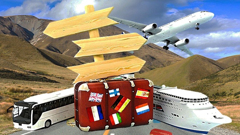 Путешествие самолет поезд