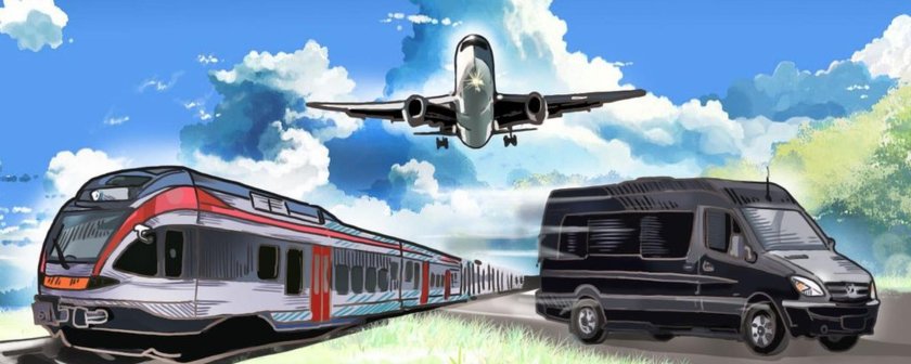 Самолёты и поезда
