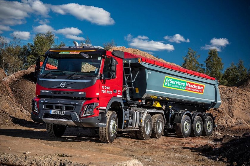 Volvo FMX 8x4 самосвал
