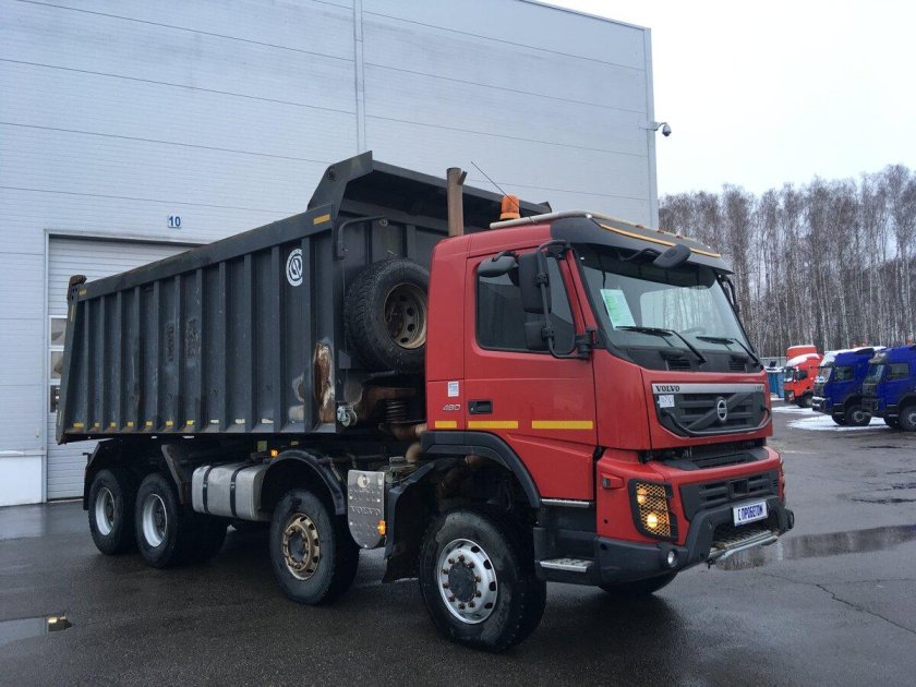 Вольво ФМХ 8х4 самосвал