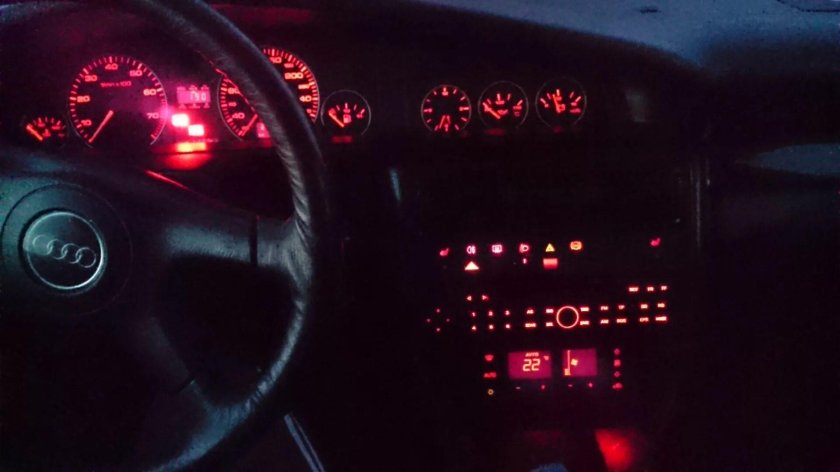 Ауди 100 c4 ночь