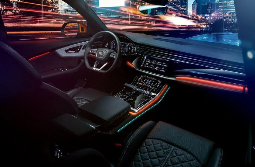 Audi q8 салон