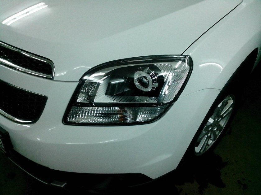 Тюнингованные фары Орландо