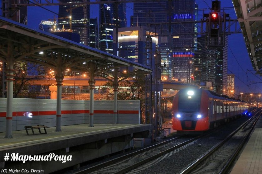 Поезд Ласточка МЦД