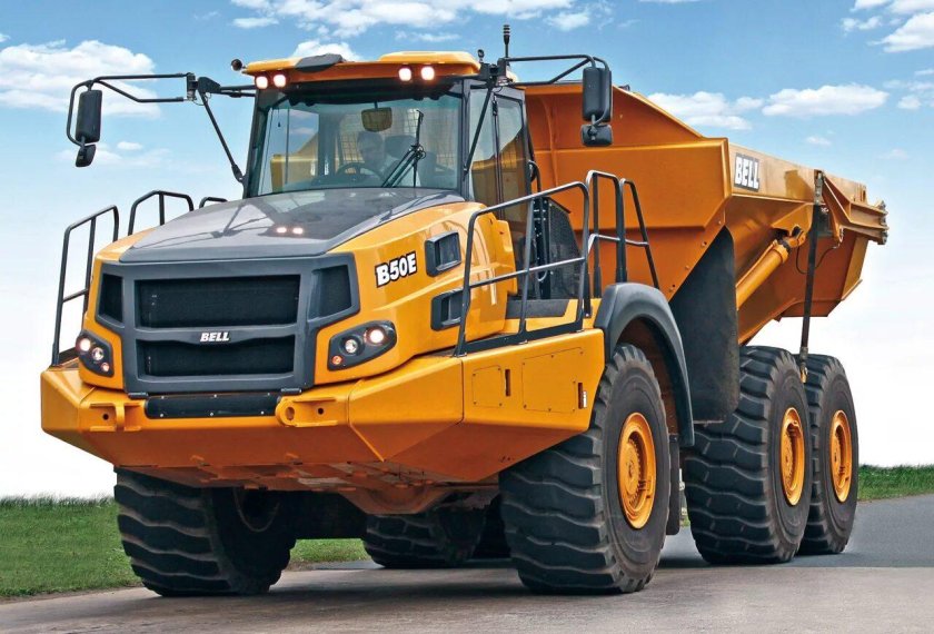 Сочлененный самосвал Bell b50e