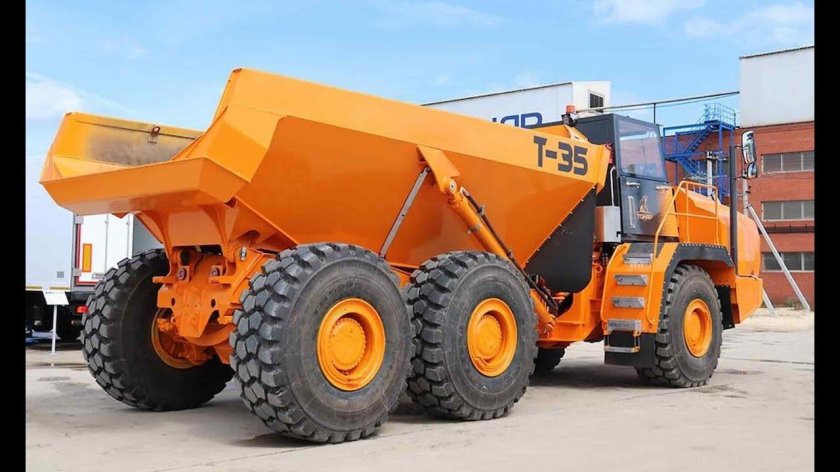 Сочлененный самосвал Тонар т-35