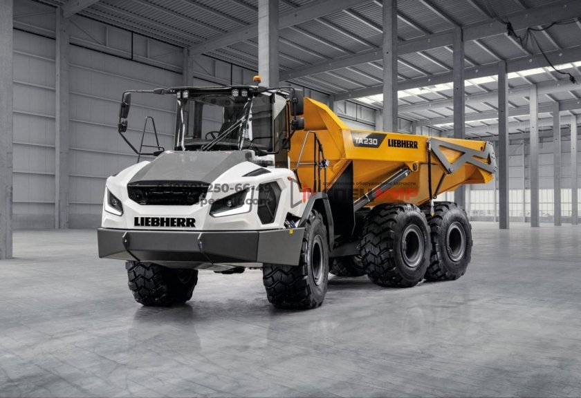 Сочлененный самосвал Либхер