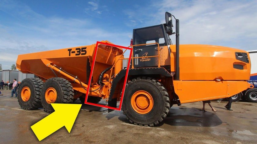 Сочлененный самосвал Тонар т-35