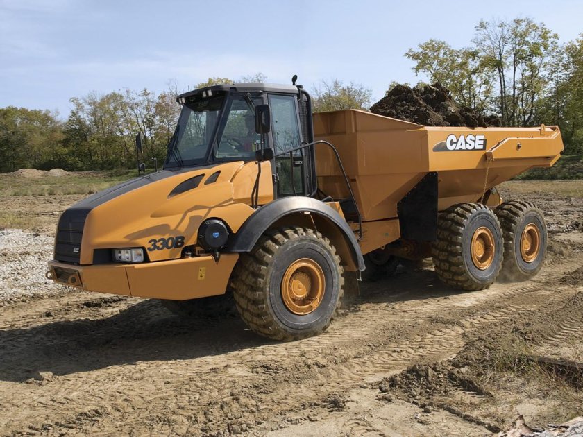 Шарнирно-сочлененный самосвал Case