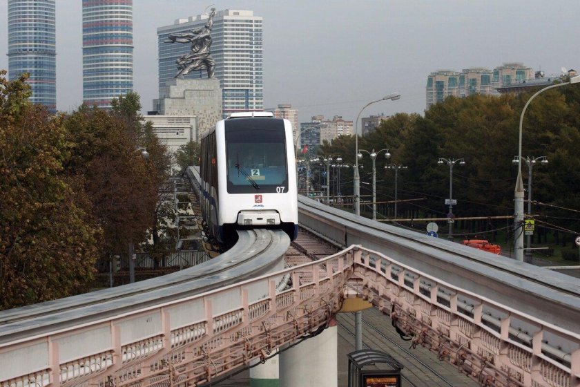 Монорельсовая дорога в Москве