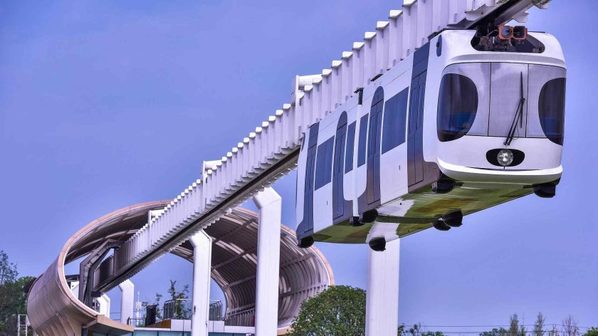 Подвесной монорельс Токио