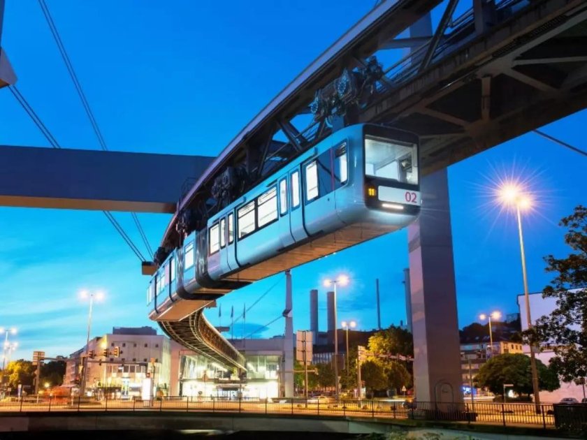 Вупперталь Германия монорельс