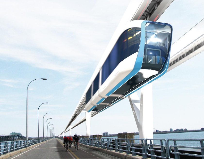 Поезда монорельс Токио