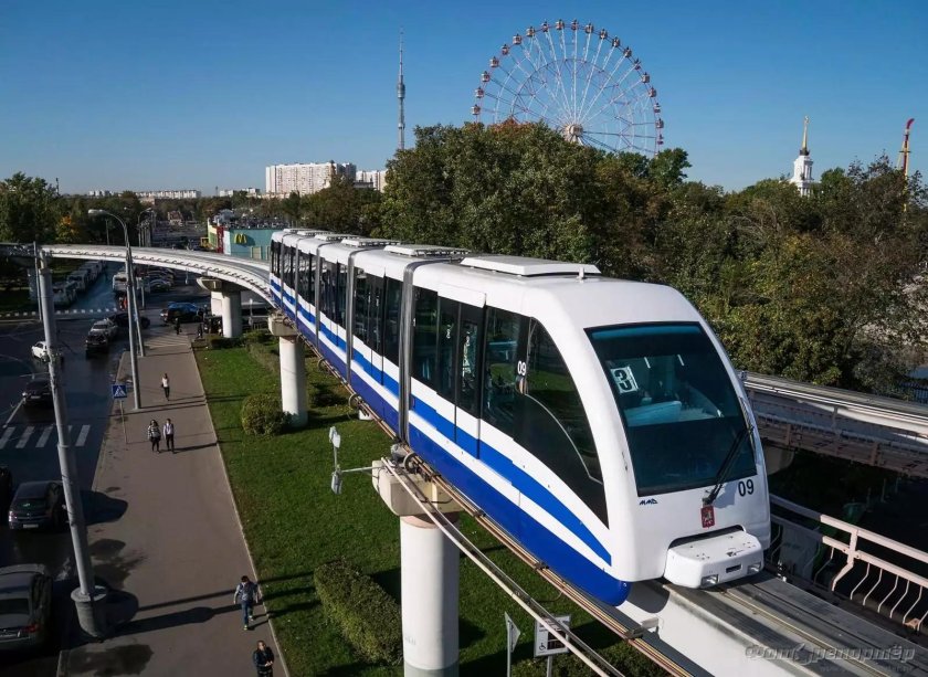 Московский монорельс ВДНХ