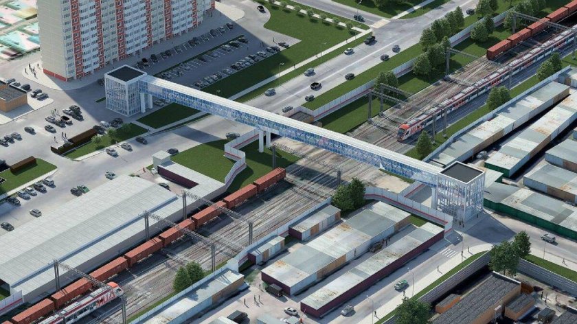 Реутов пешеходный мост