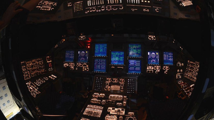 Шаттл Буран кабина