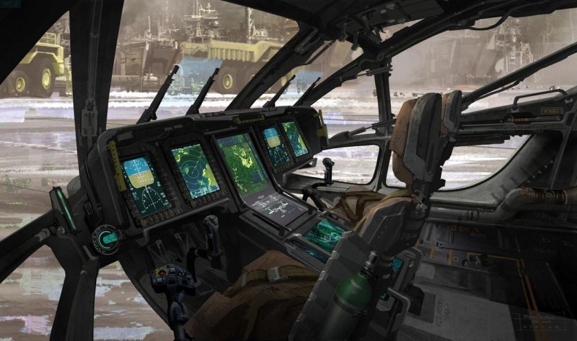 Кабина пилота Star Citizen