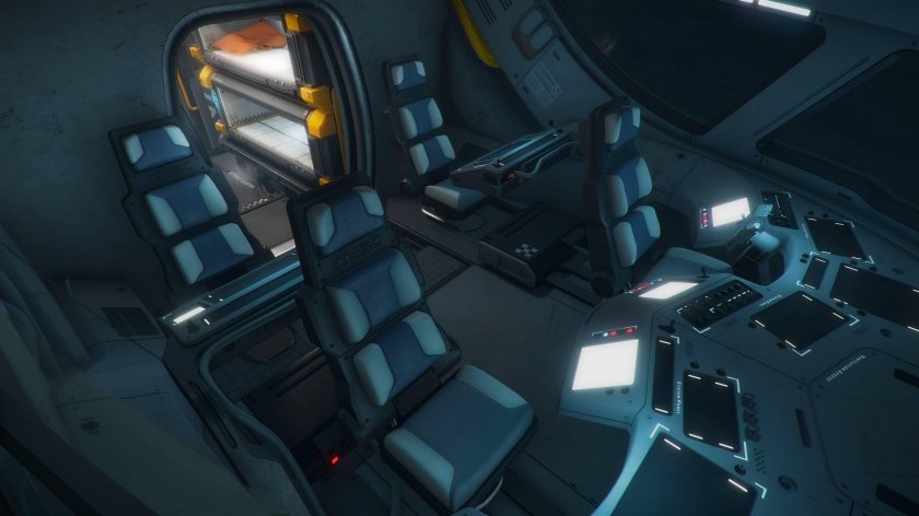 Кабина пилота Star Citizen