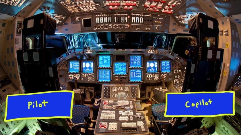 Шаттл Индевор кабина изнутри