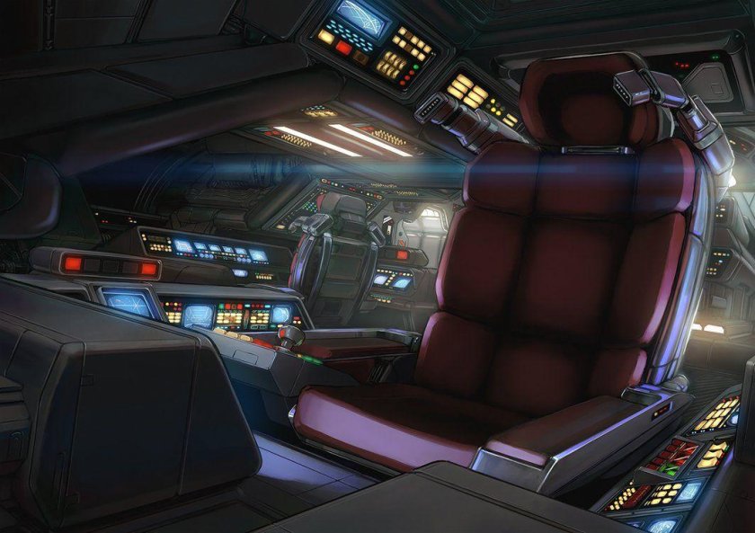 Космический корабль Старшип внутри