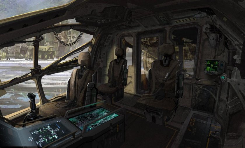 Кабина звездолета