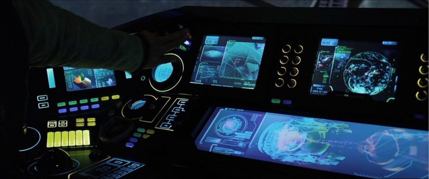 Sci Fi панель управления космического корабля
