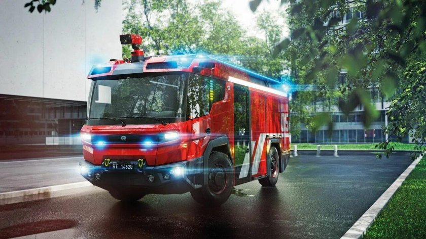 Rosenbauer Electric Fire Truck