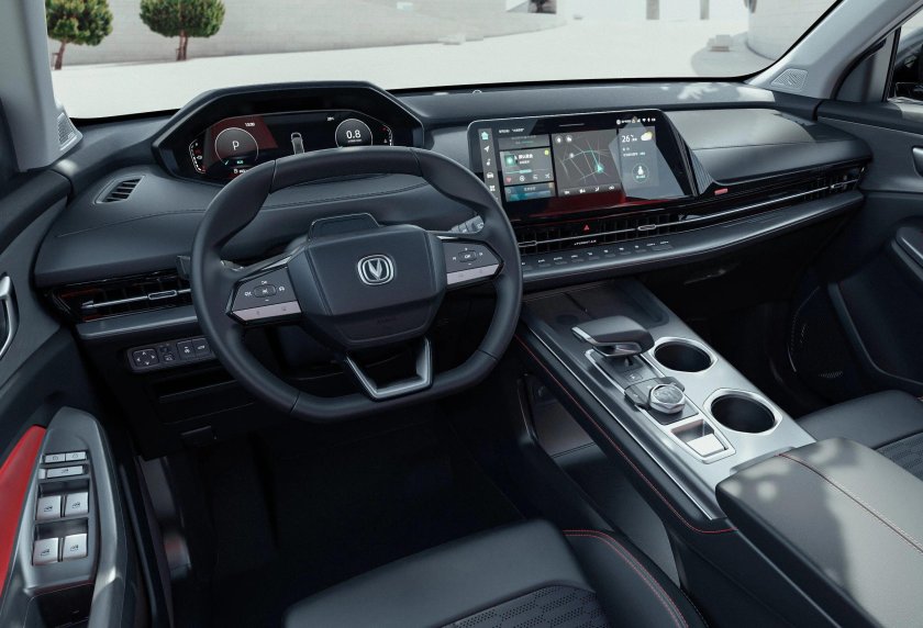 Changan cs 55 plus интерьер