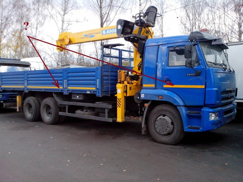 КАМАЗ 65117 С манипулятором