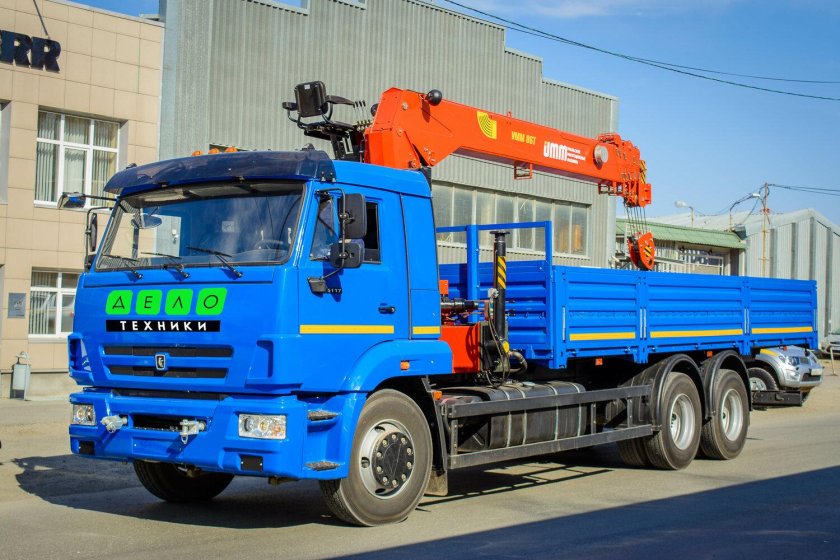 КАМАЗ 65115 кран манипулятор