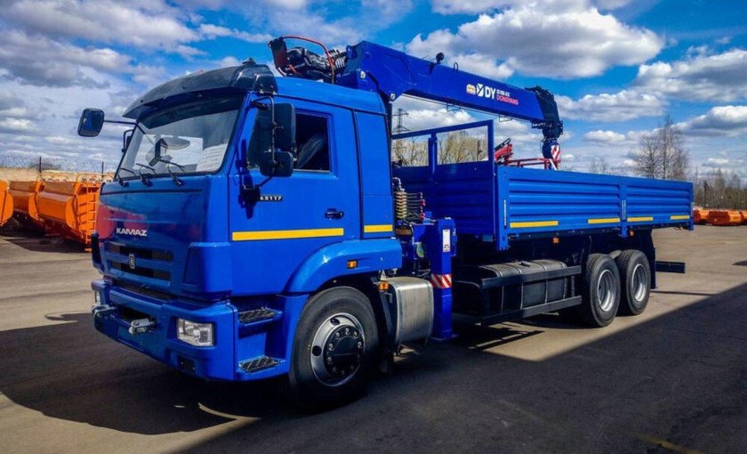 КАМАЗ 65117 С манипулятором