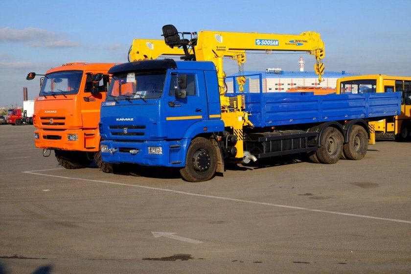 КАМАЗ 65117 С КМУ Soosan