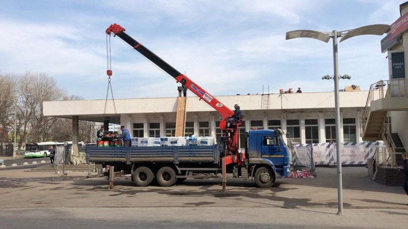 Манипулятор в работе