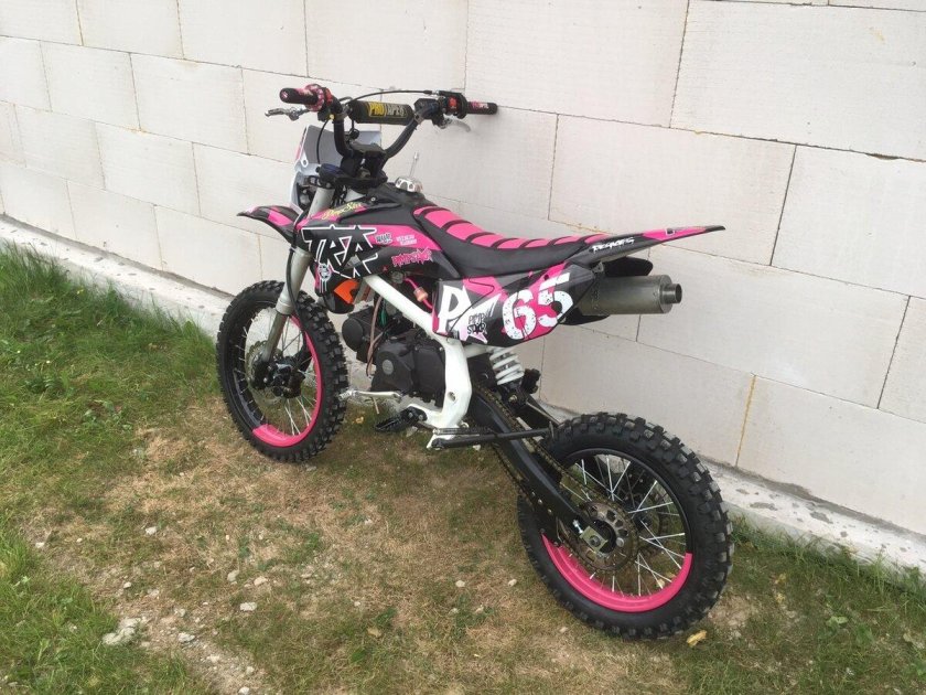 Питбайк ДМС 125 розовый