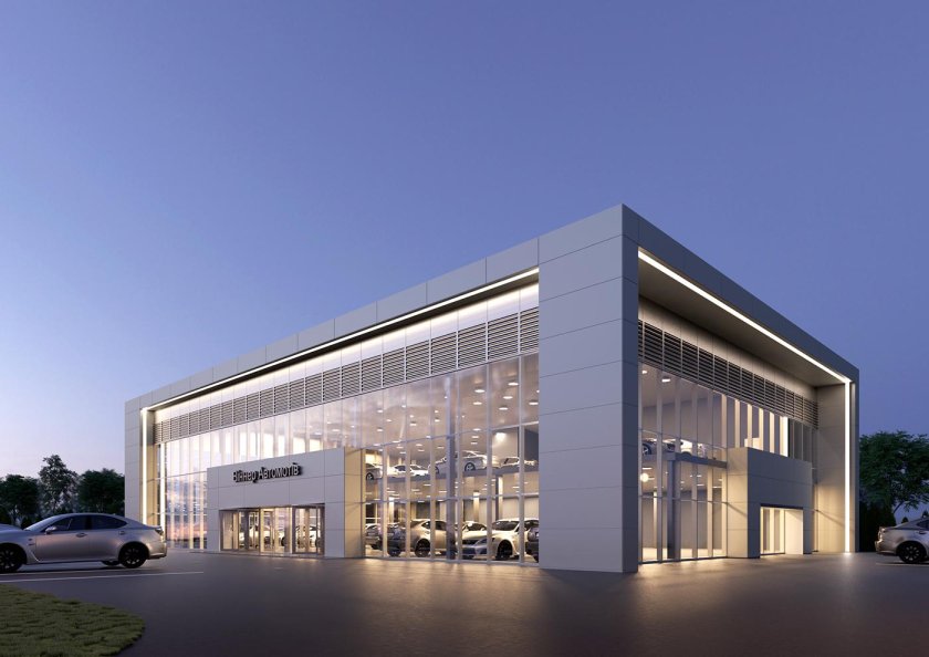 Автосалон здание