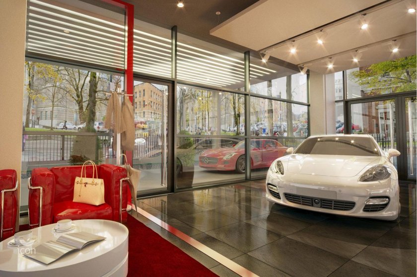 Интерьер автосалона