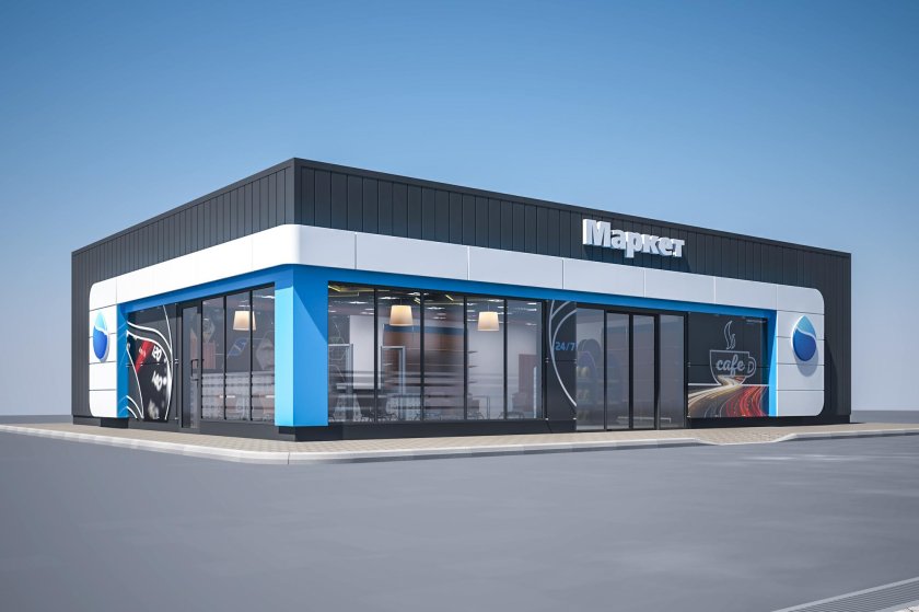 Автосалон фасад