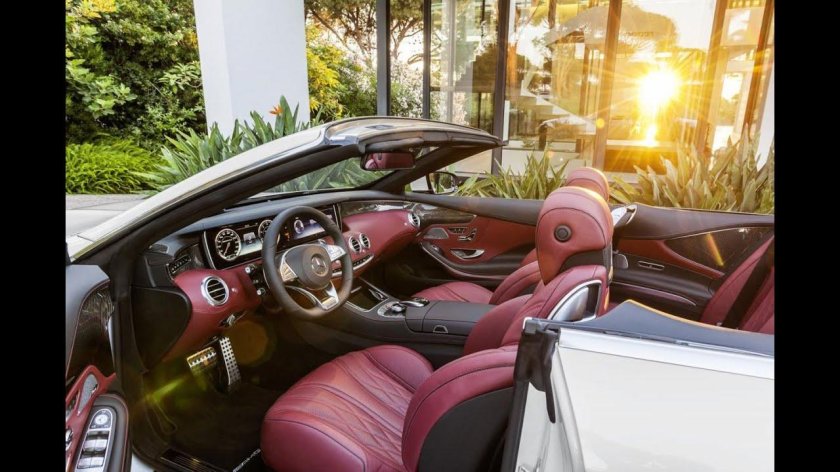 Mercedes AMG s63 Cabriolet салон
