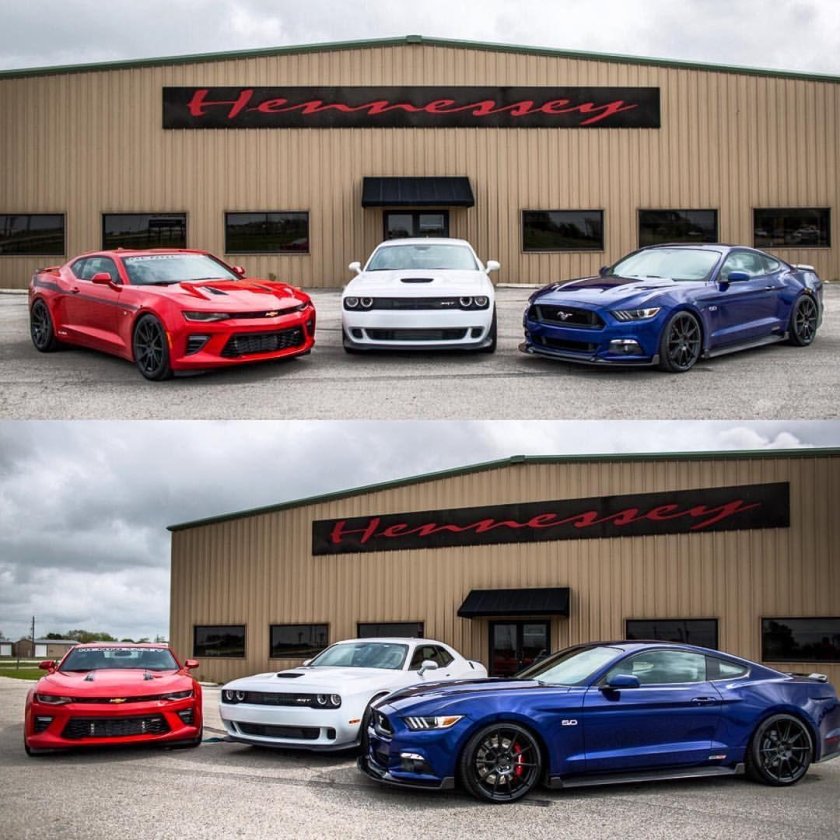 Форд Мустанг Шевроле Камаро и Додж Челленджер